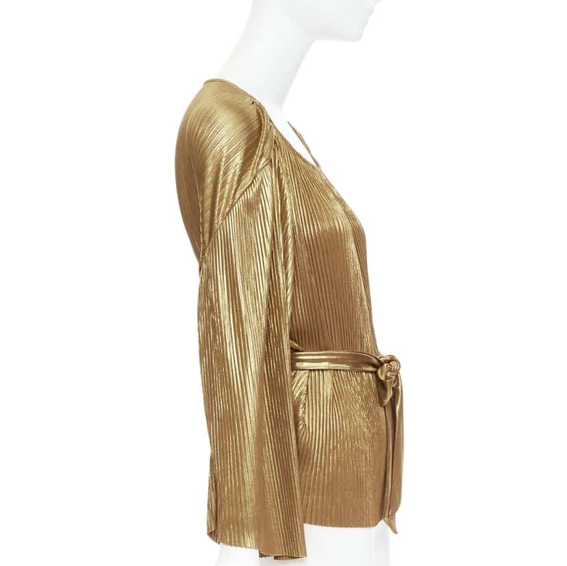 Halston Heritage Product Gold Polyester Very good condition - Model View