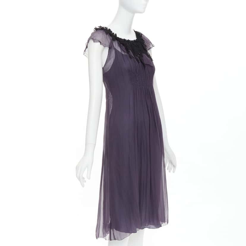 Lanvin Product Purple Silk Very good condition - Inside View