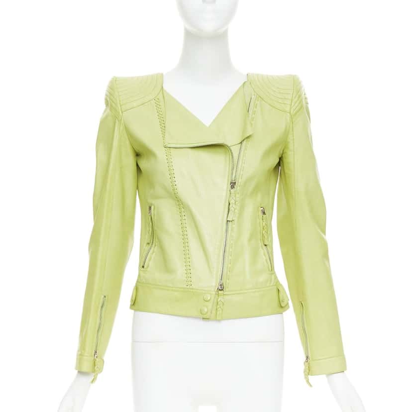 Roberto Cavalli Product Green Leather Very good condition - Front View