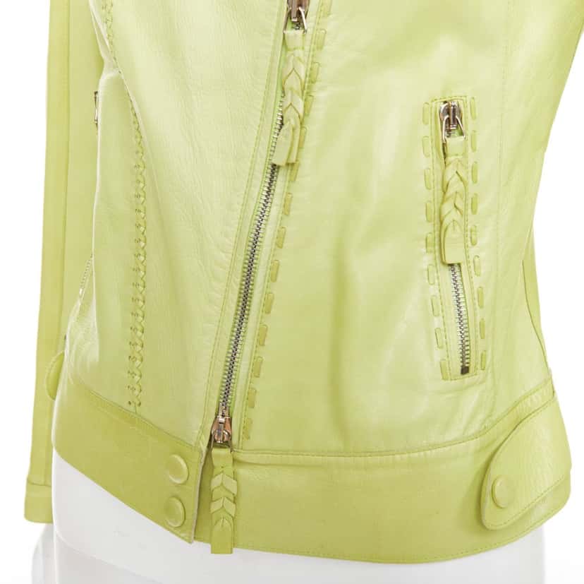 Roberto Cavalli Product Green Leather Very good condition - Back View
