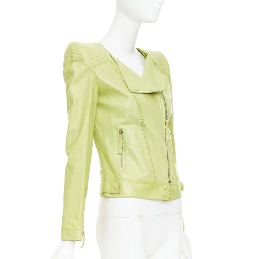 Roberto Cavalli Product Green Leather Very good condition - Model View