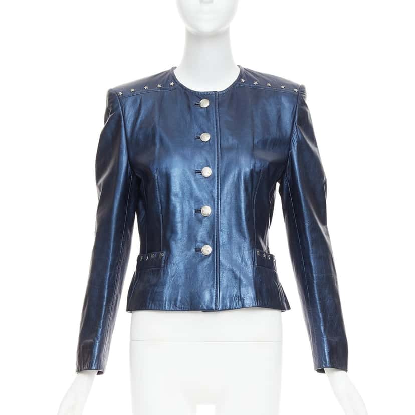 Escada T LAU 500 Blue Leather Very good condition - Front View