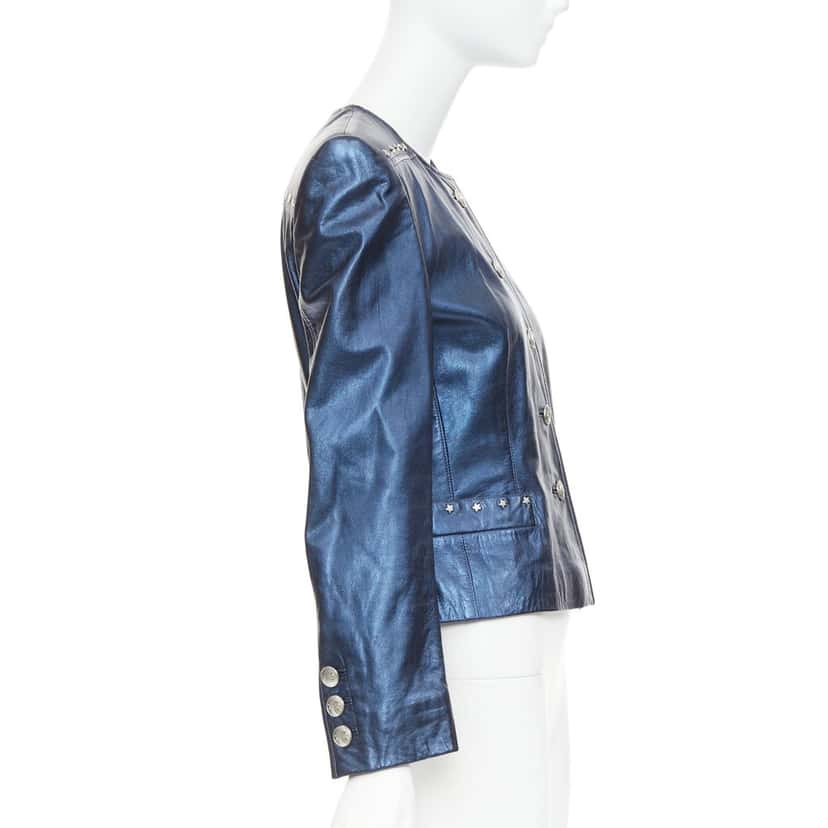 Escada T LAU 500 Blue Leather Very good condition - Box View