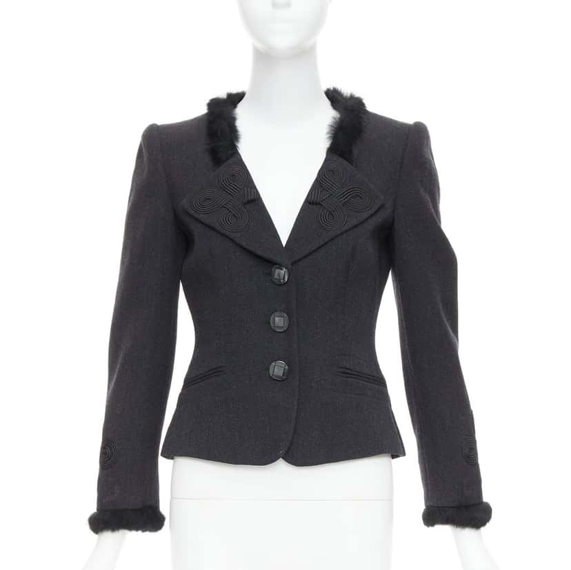 Emporio Armani Product Grey Wool Very good condition - Front View