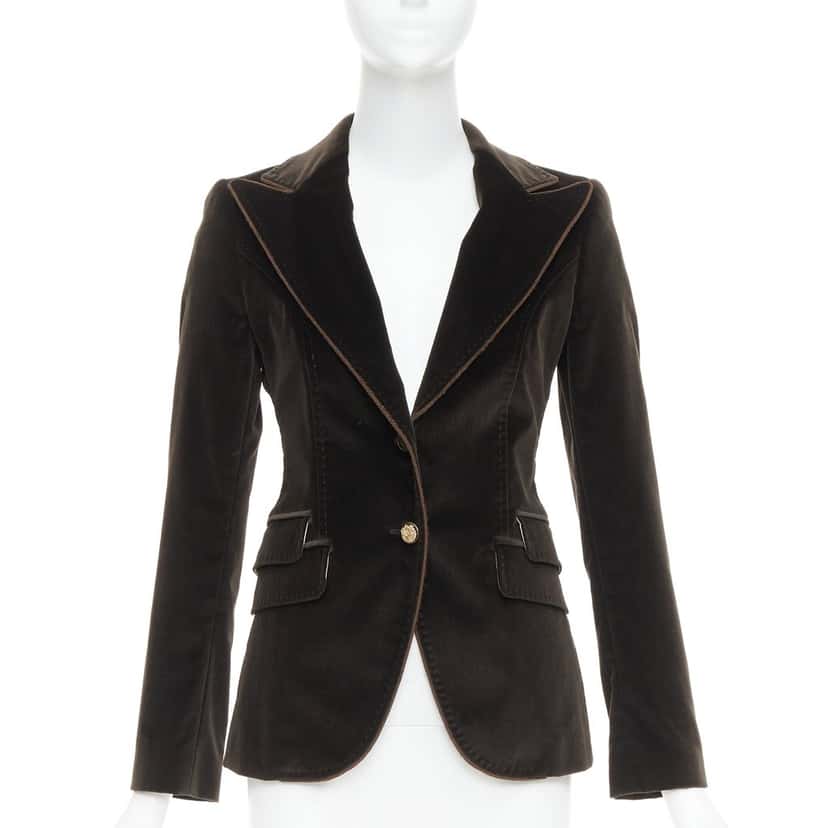 DOLCE & GABBANA Product Brown Velvet Very good condition - Front View