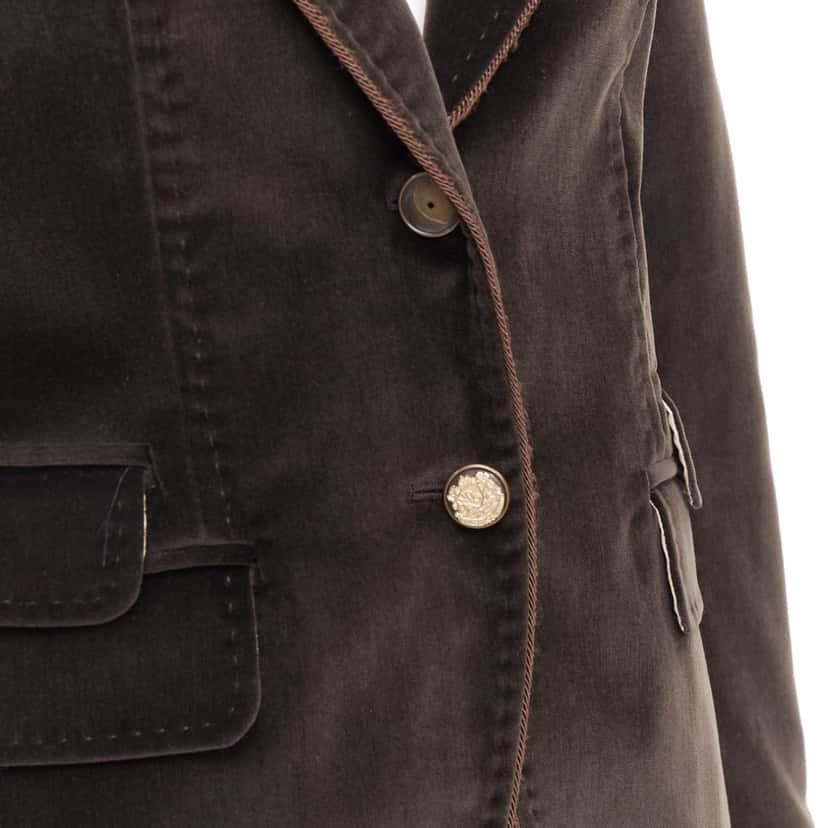 DOLCE & GABBANA Product Brown Velvet Very good condition - Back View