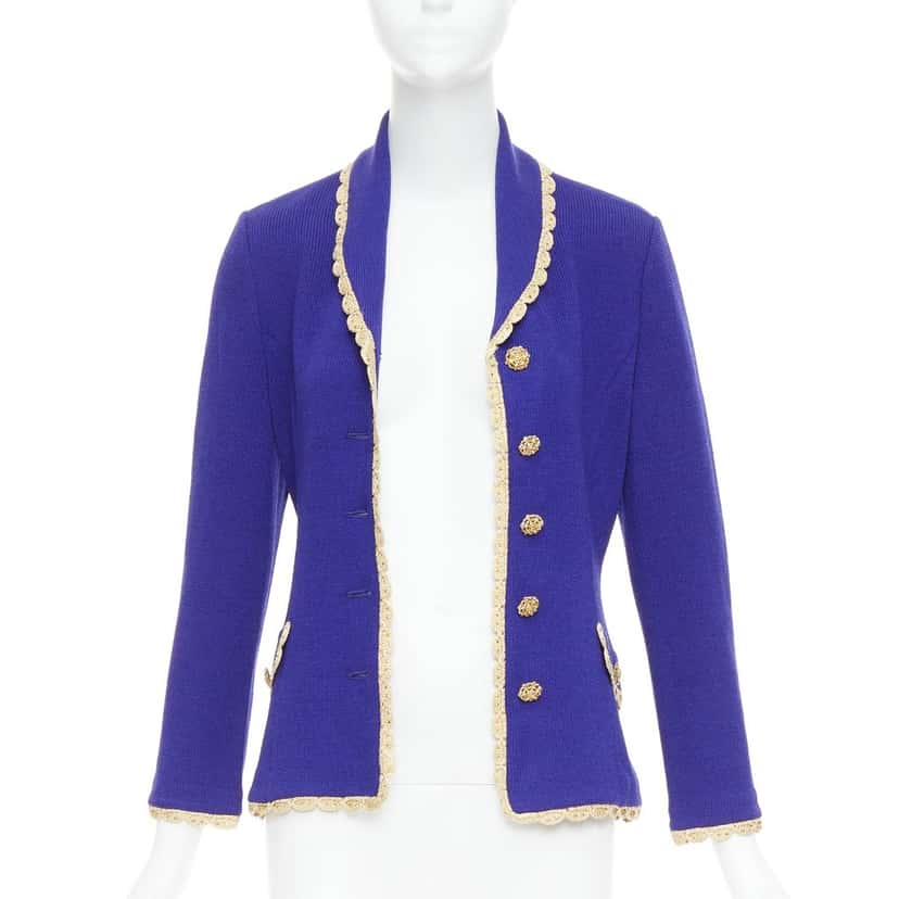 ST JOHN Product Blue Polyester Very good condition - Front View