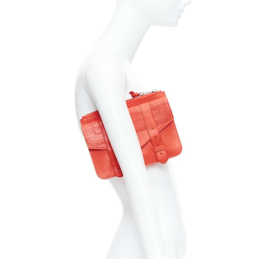 Proenza Schouler PS1 Red Leather Very good condition - Back View