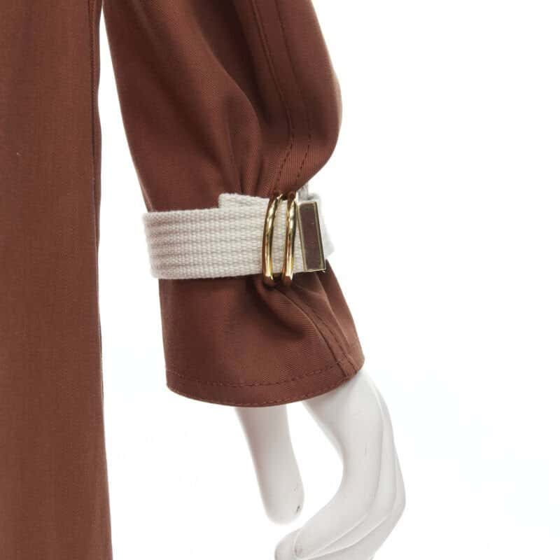 Marni Red Cotton Hooded Overcoat Red Cotton Never worn - Back View