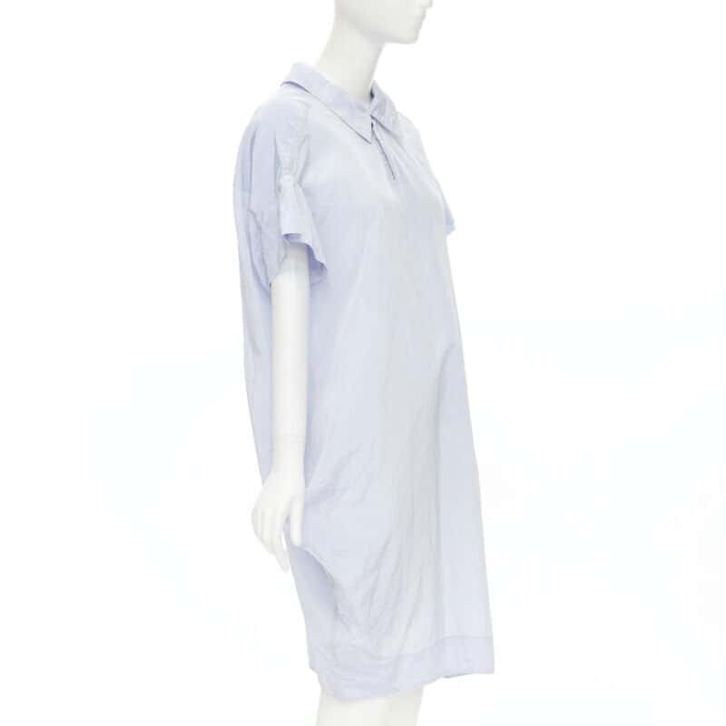 Marni Crinkled Boxy Dress Blue Viscose Never worn - Inside View