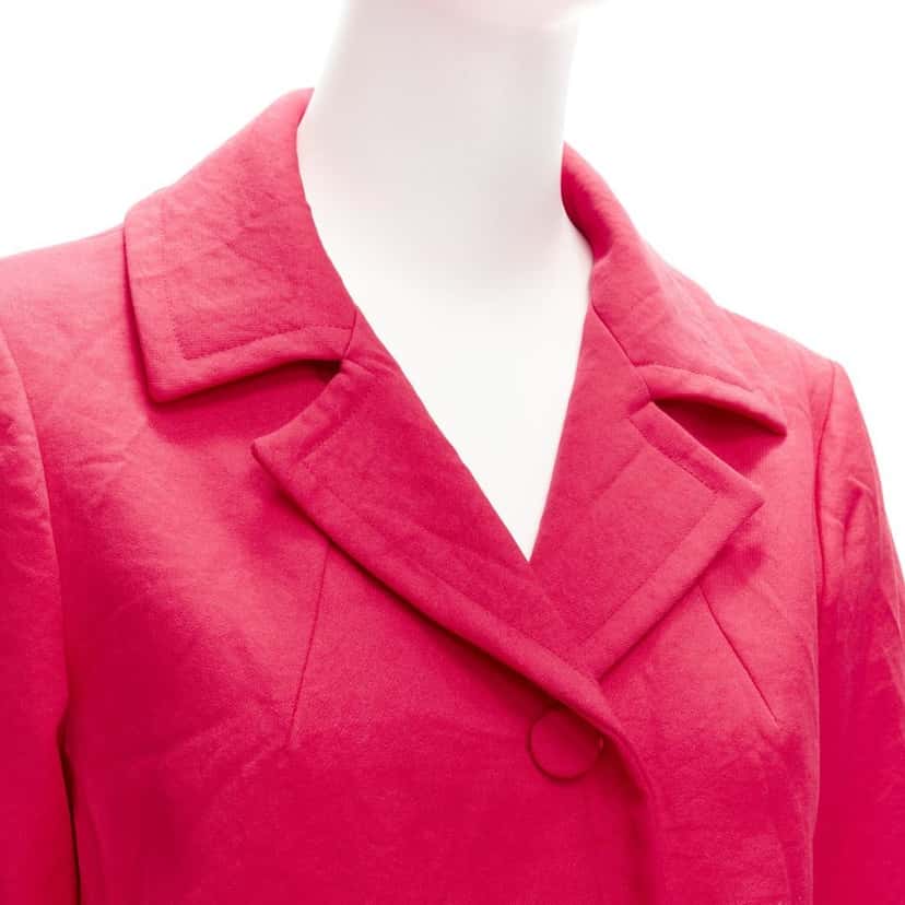 Marni Zip Biker Jacket Red Polyester Never worn - Back View