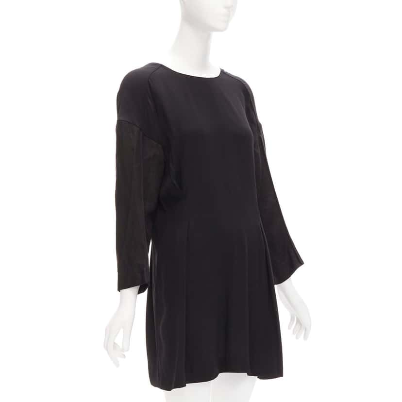 Marni Contrast Cutout Dress Black Viscose Never worn - Back View