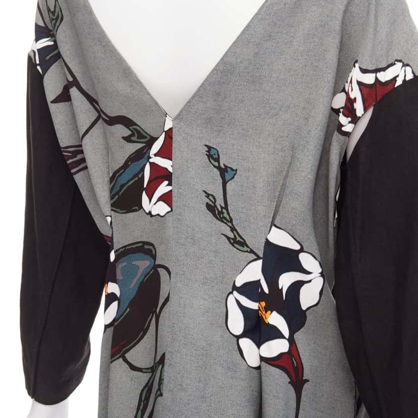 Marni Floral Dropped Dress MultiColor Viscose Never worn - Back View