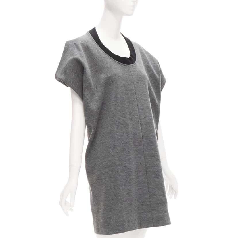 Marni 3D Boxy Dress Grey Wool Never worn - Inside View