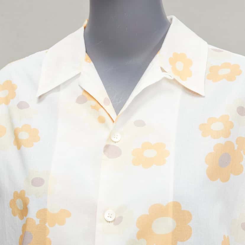 Marni Vintage Floral Shirt White Polyester Never worn - Back View