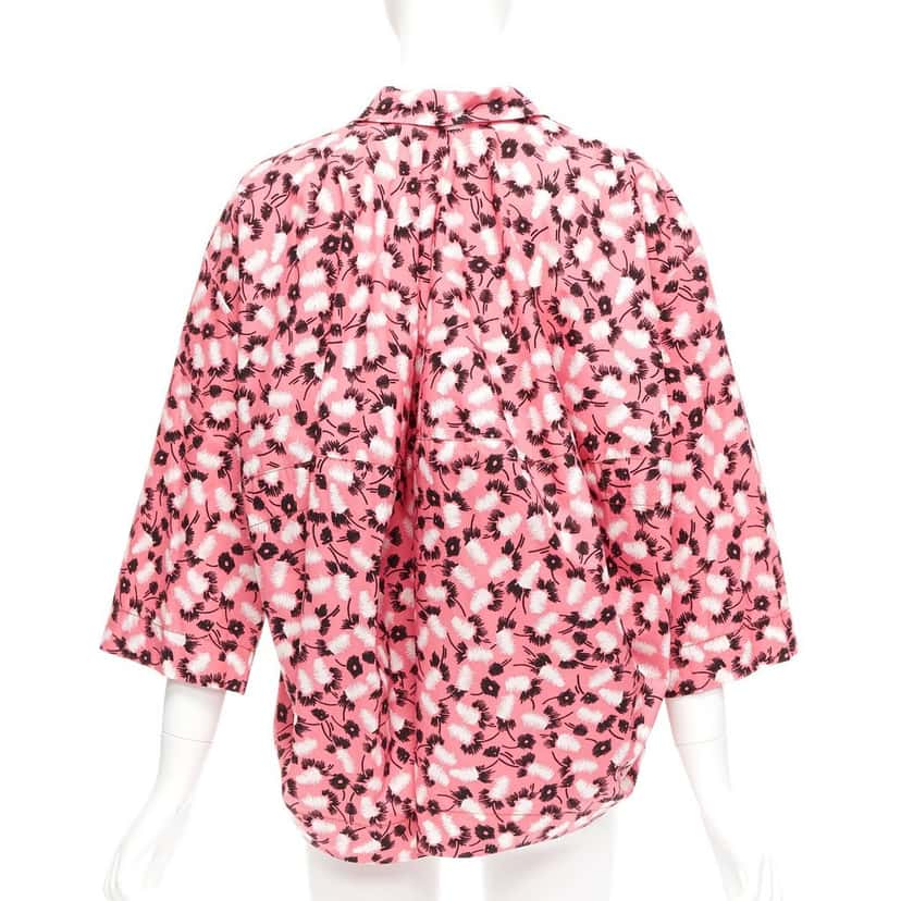 Marni Feather Print Shirt MultiColor Cotton Never worn - Box View