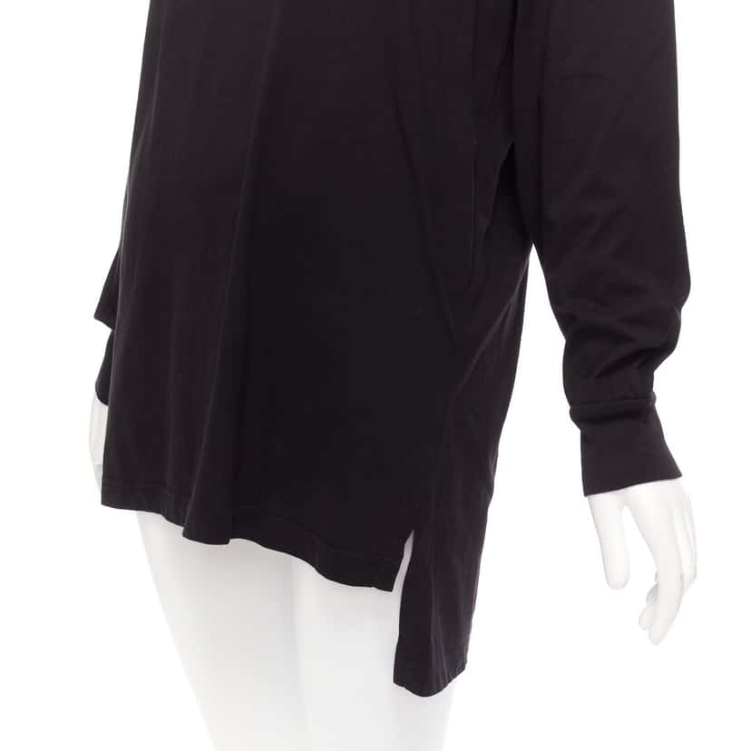 Marni Logo Sweater Dress Black Cotton Very good condition - Back View