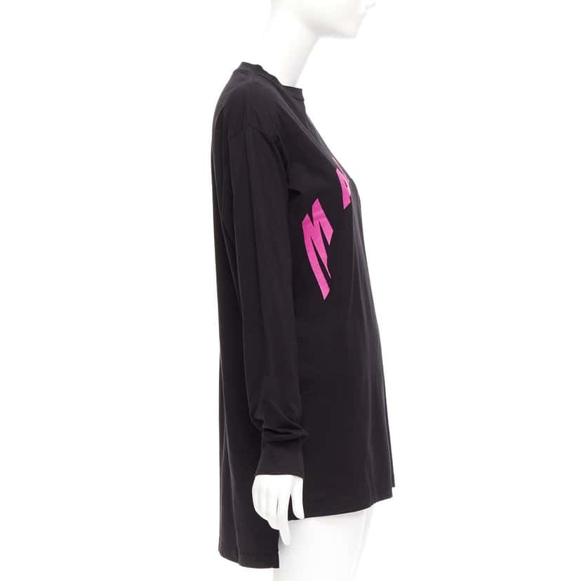 Marni Logo Sweater Dress Black Cotton Very good condition - Model View