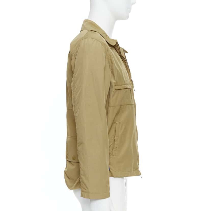 The North Face Blue Trim Windbreaker Khaki Very good condition - Box View