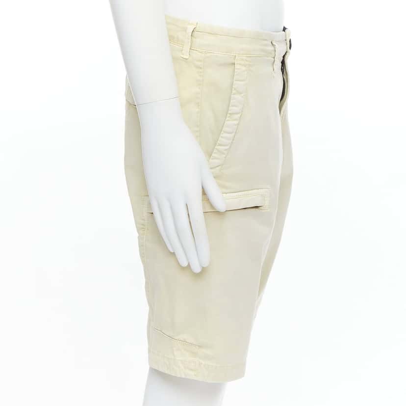 Stone Island Logo Patch Shorts Anthracite Cotton Very good condition - Model View