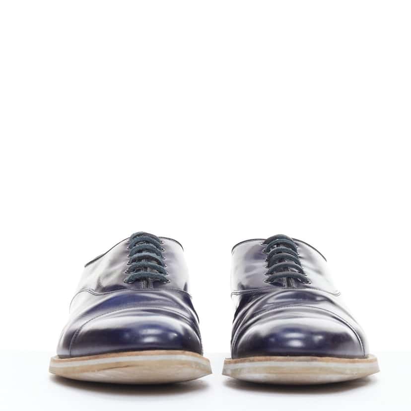 Church's Hirst Navy Leather Fair condition - Inside View