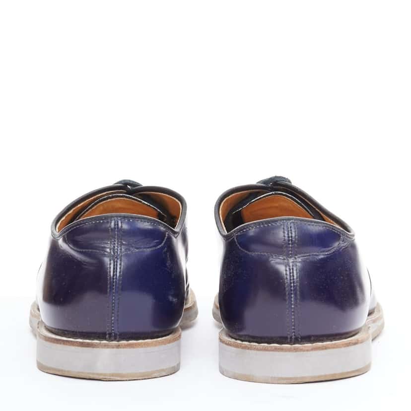 Church's Hirst Navy Leather Fair condition - Box View