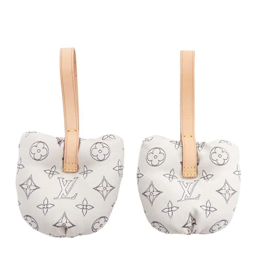 Louis Vuitton Travel Shoe Horn Beige Leather Very good condition - Front View