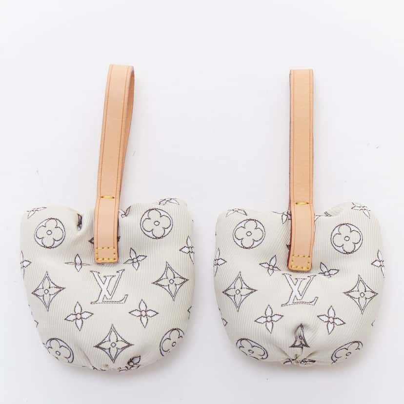 Louis Vuitton Travel Shoe Horn Beige Leather Very good condition - Inside View