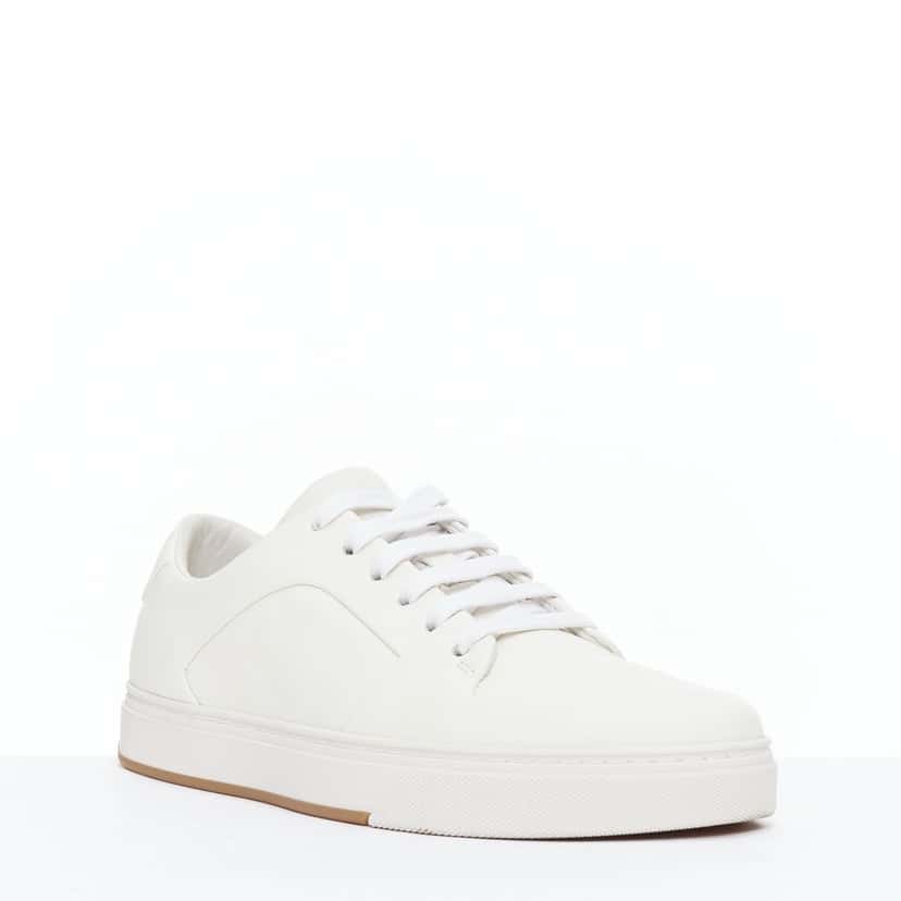 Bottega Veneta Minimal Lace Sneakers White Leather Very good condition - Inside View