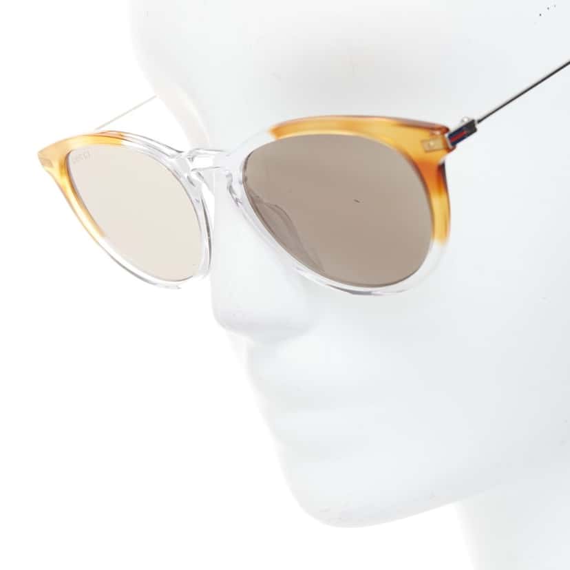 Gucci GG1048S Brown Plastic Good condition - Back View