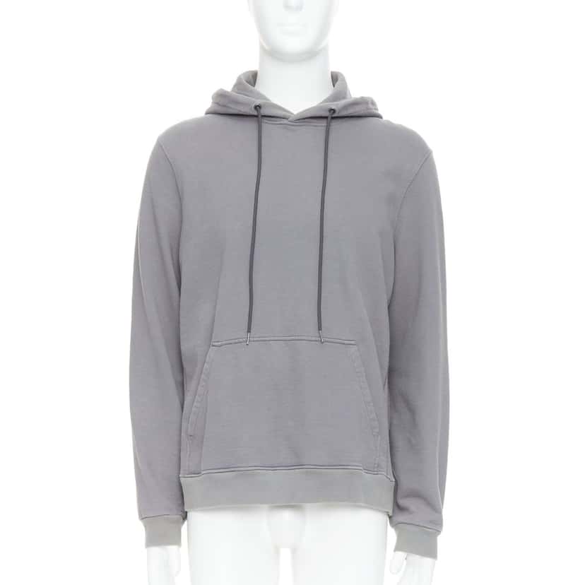 Prada Sports Logo Hoodie Grey Cotton Fair condition - Front View