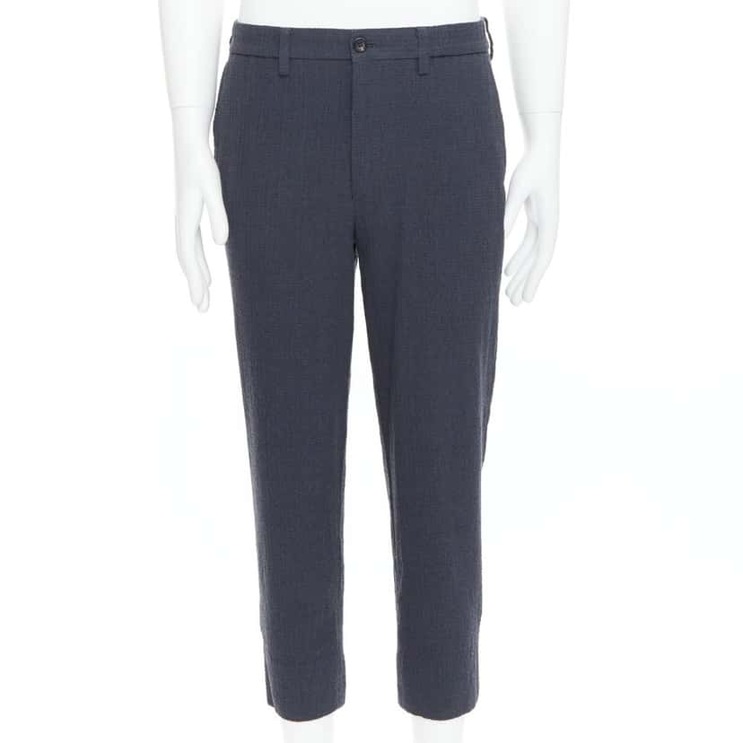 Issey Miyake Contrast Joggers Grey Wool Very good condition - Front View