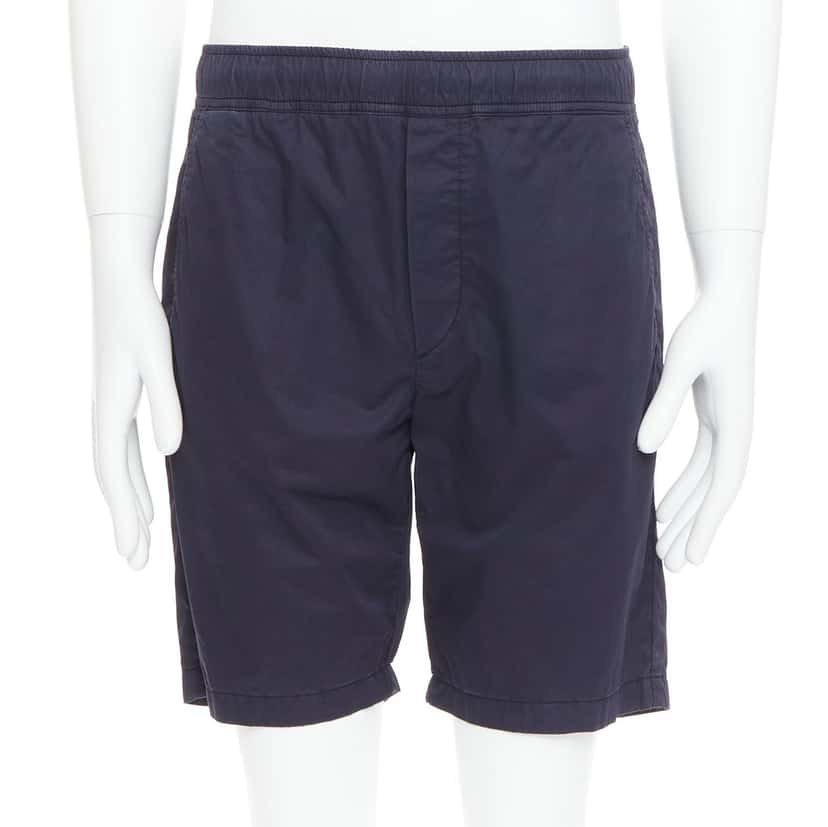 Bottega Veneta Pocketed Casual Shorts Navy Cotton Very good condition - Front View