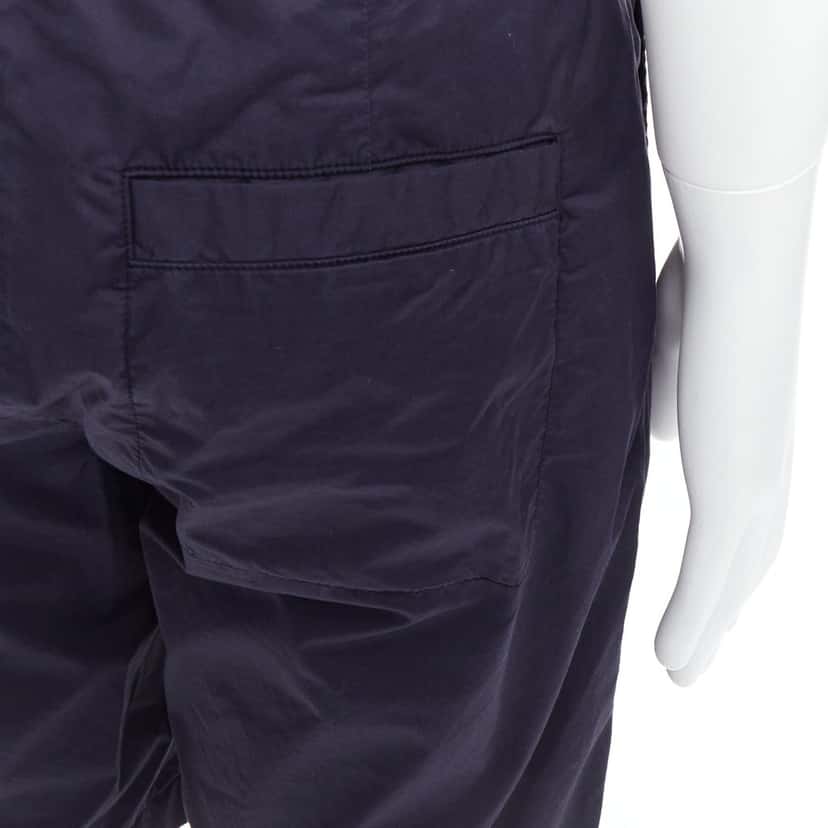 Bottega Veneta Pocketed Casual Shorts Navy Cotton Very good condition - Back View