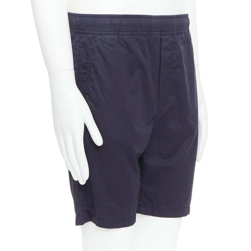 Bottega Veneta Pocketed Casual Shorts Navy Cotton Very good condition - Inside View