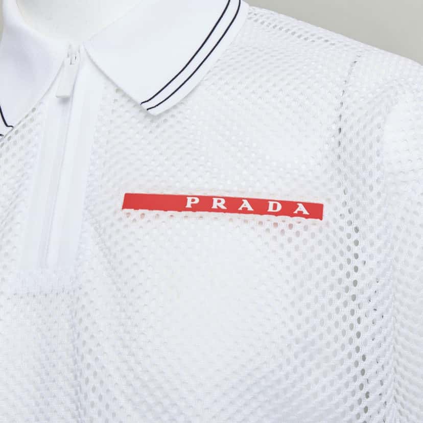 Prada Product White Polyester Very good condition - Back View