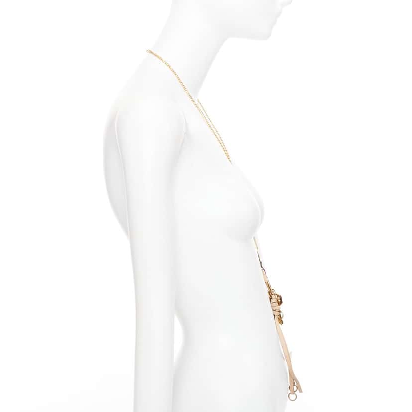 Chloe Nicole Beige Leather Good condition - Model View