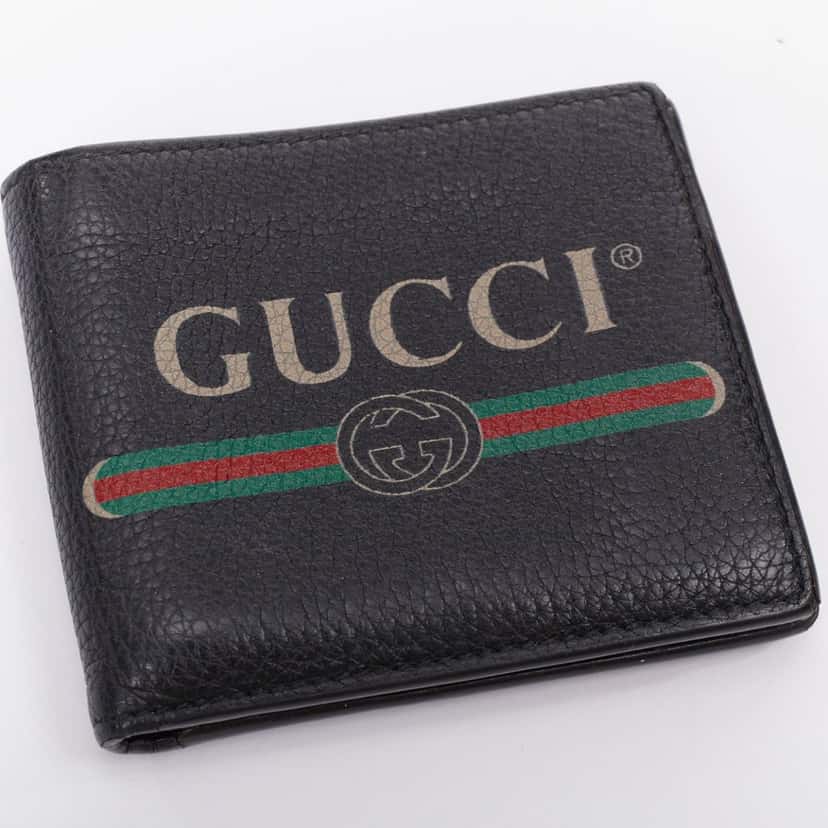 Gucci Product Black Leather Fair condition - Box View