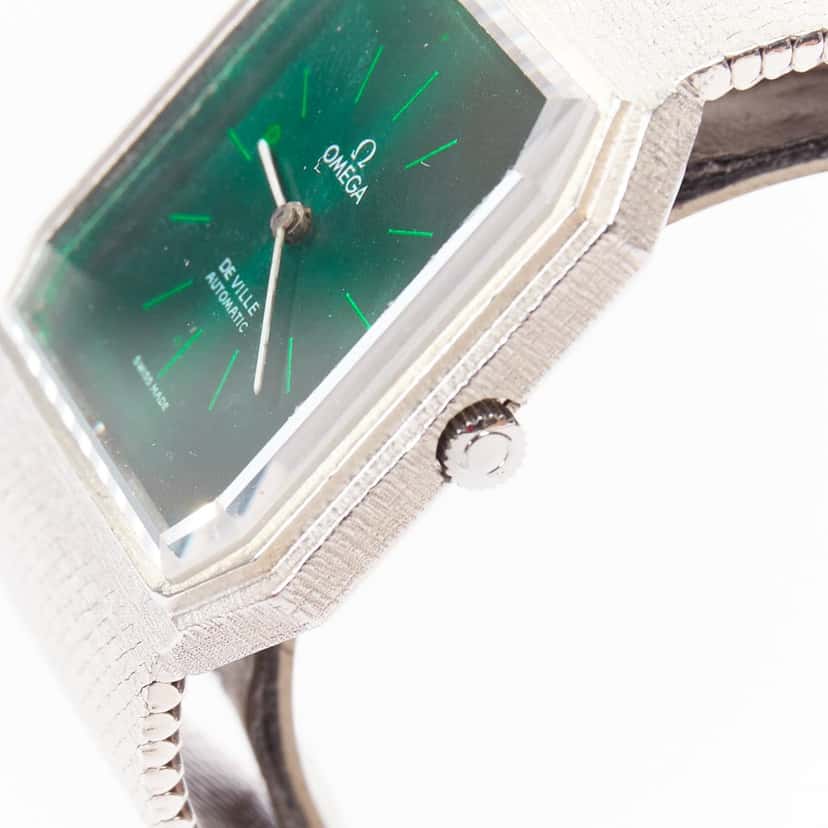 Omega De Ville "Emerald" Emerald Dial Silver Metal Good condition - Model View