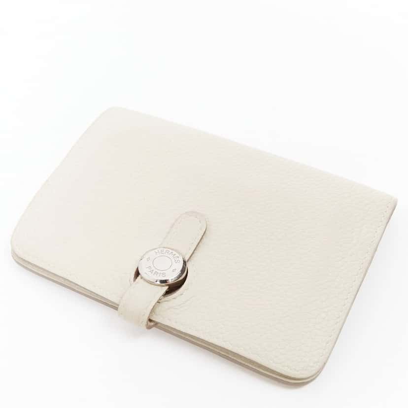 Hermes Dugon Duo Beige Leather Fair condition - Box View