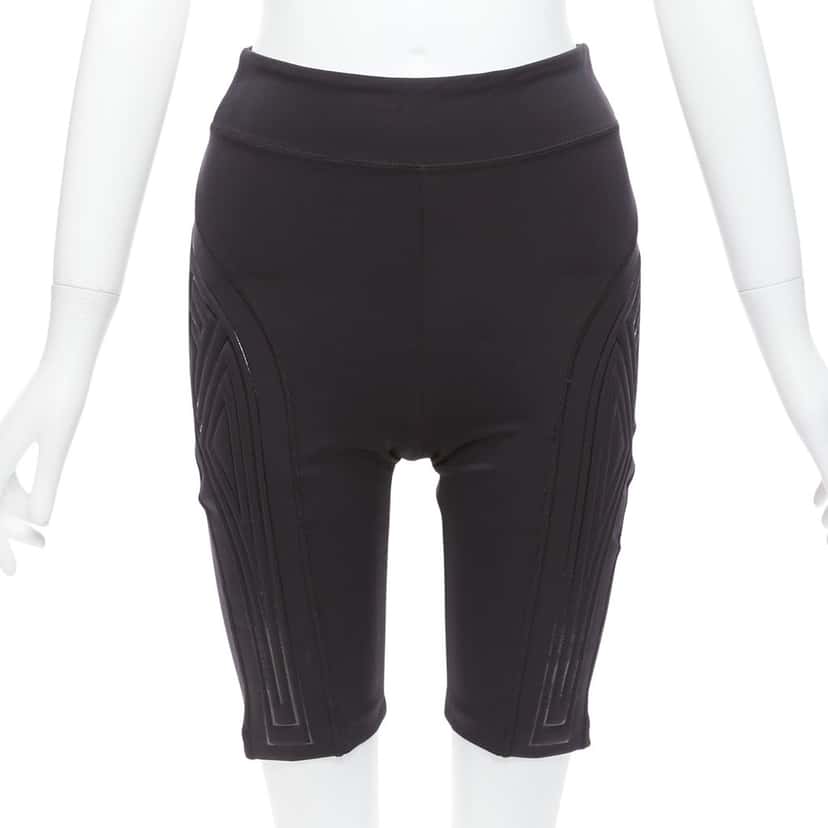 Fendi Biker Shorts Black Polyamide Fair condition - Front View