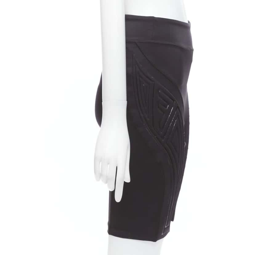 Fendi Biker Shorts Black Polyamide Fair condition - Model View