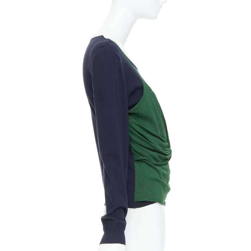 JW Anderson Draped Cami Sweater Green Viscose Very good condition - Model View