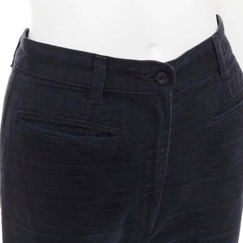 Fendi Product Black Cotton Fair condition - Back View