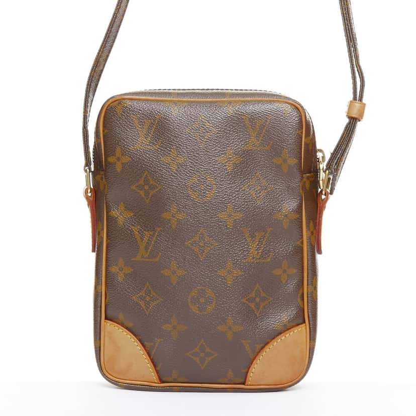 Louis Vuitton Danube PM Brown Leather Fair condition - Box View
