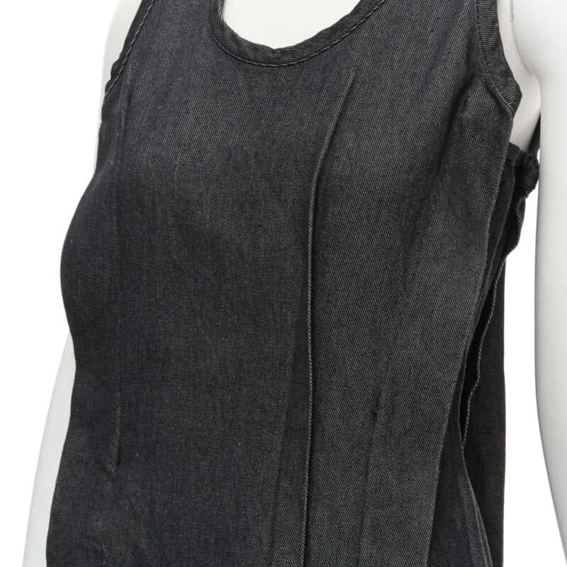 Comme Des Garcons Denim Pinched Dress Blue Never worn - Back View