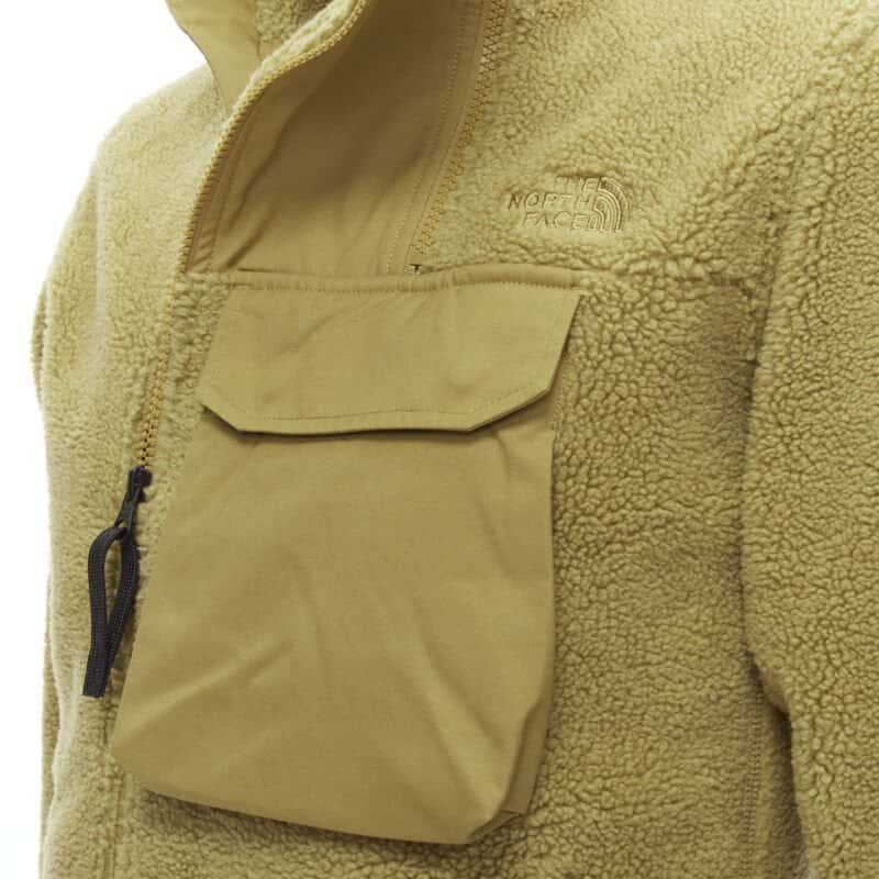 The North Face Tan Patch Zip Jacket Brown Never worn - Back View