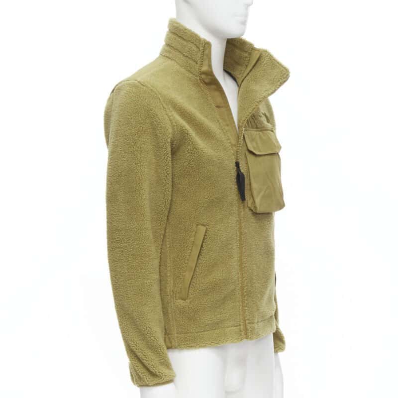 The North Face Tan Patch Zip Jacket Brown Never worn - Inside View