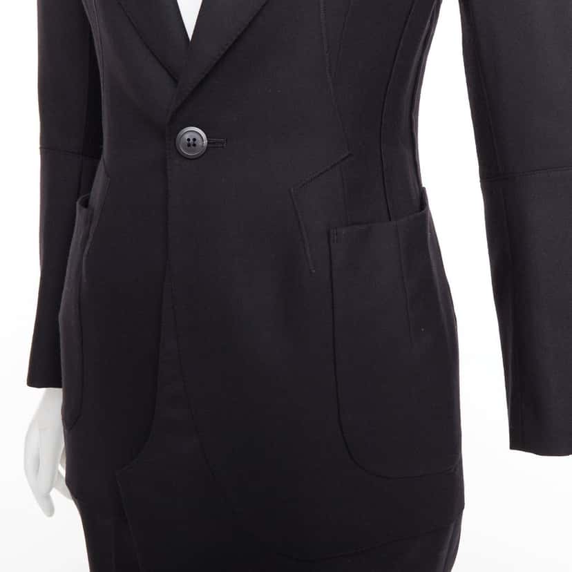 Junya Watanabe Product Black Wool Never worn, with tag - Back View