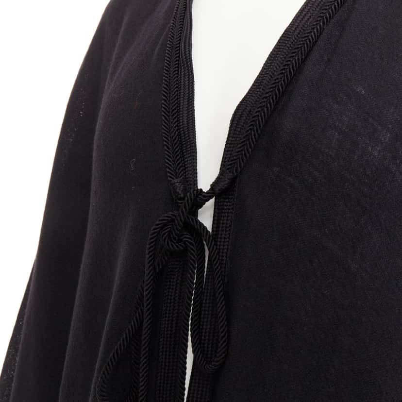 Saint Laurent Product Black Wool Very good condition - Back View